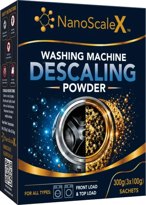 NanoScaleX washing machine descaling powder pack